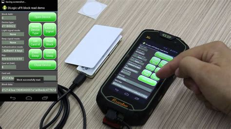 External RFID reader/writer for android 